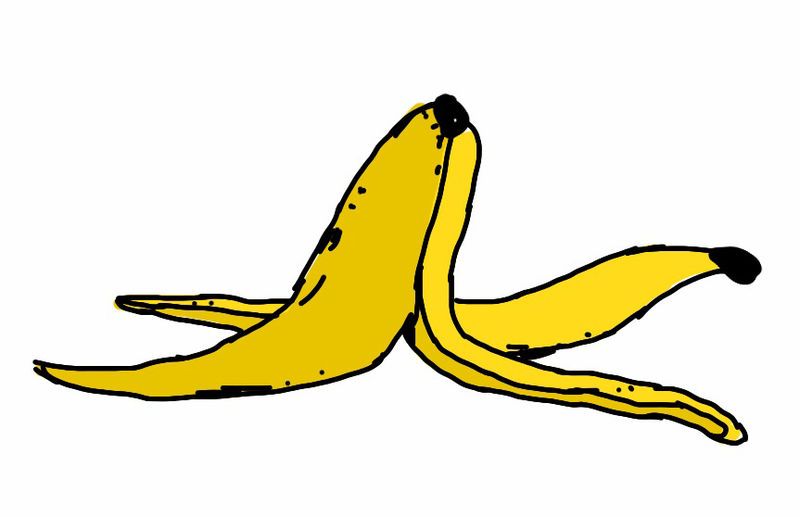 Banana Peel Drawing Image