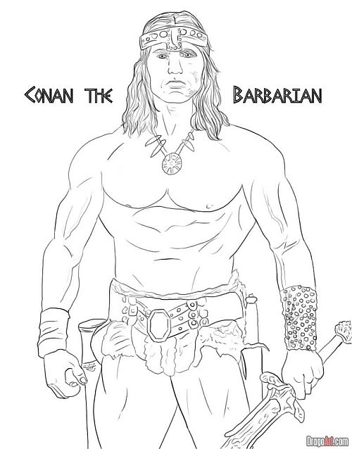 Barbarian Drawing Photo