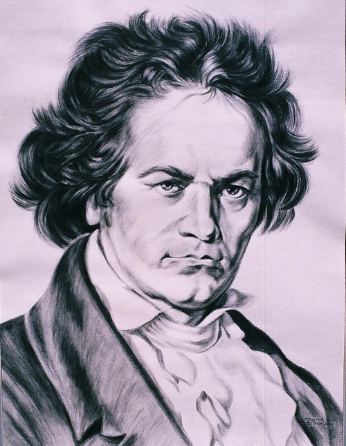 Beethoven Drawing Beautiful Image