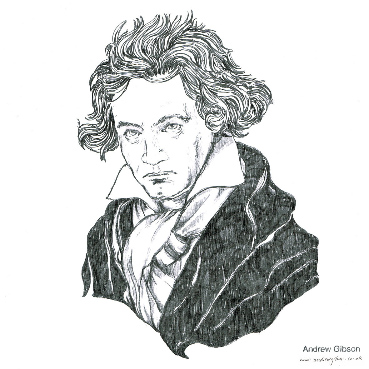 Beethoven Drawing Image