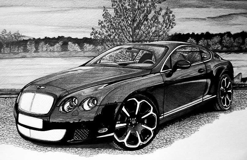 Bentley Drawing Pics