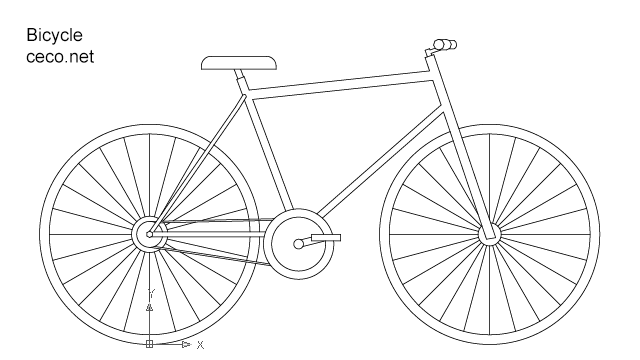 Bicycle Drawing Image