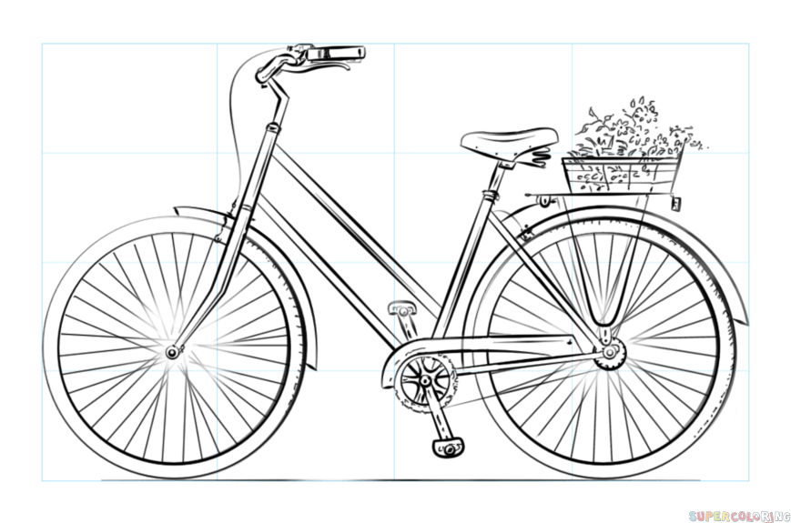 Bicycle Drawing Photo