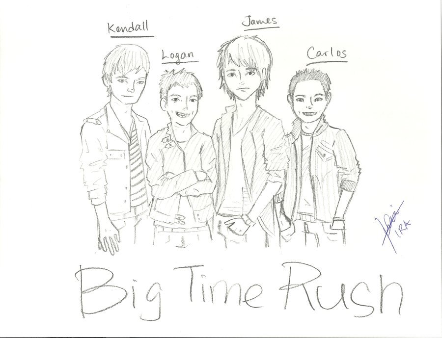 Big Time Rush Drawing Image
