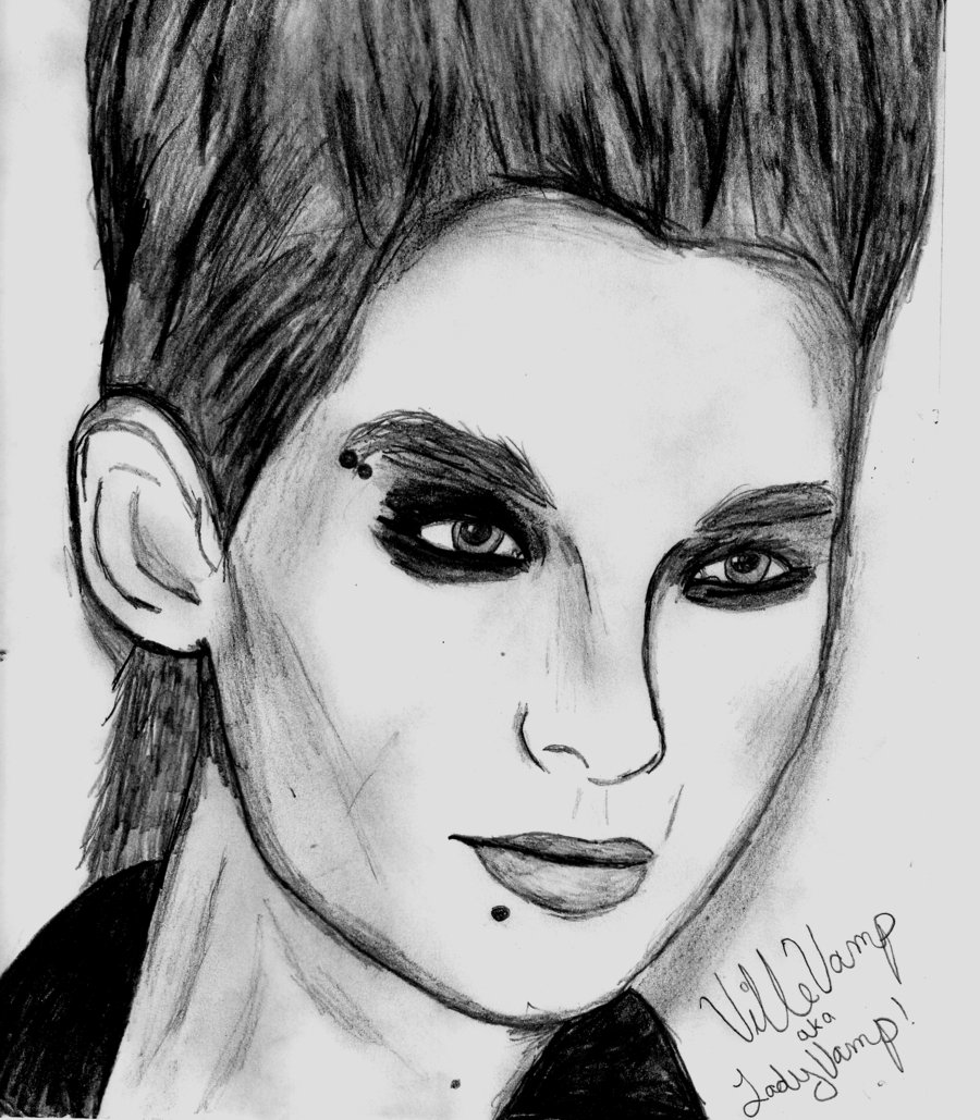 Bill Kaulitz Drawing Beautiful Image