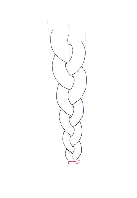 Braid Drawing Beautiful Art