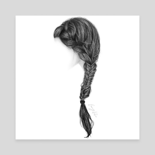 Hairstyle Drawing Pencil Sketch