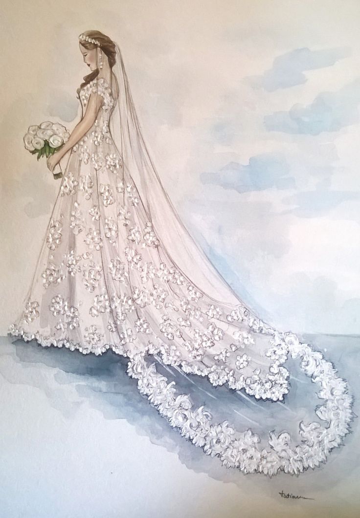 Bride Drawing Art