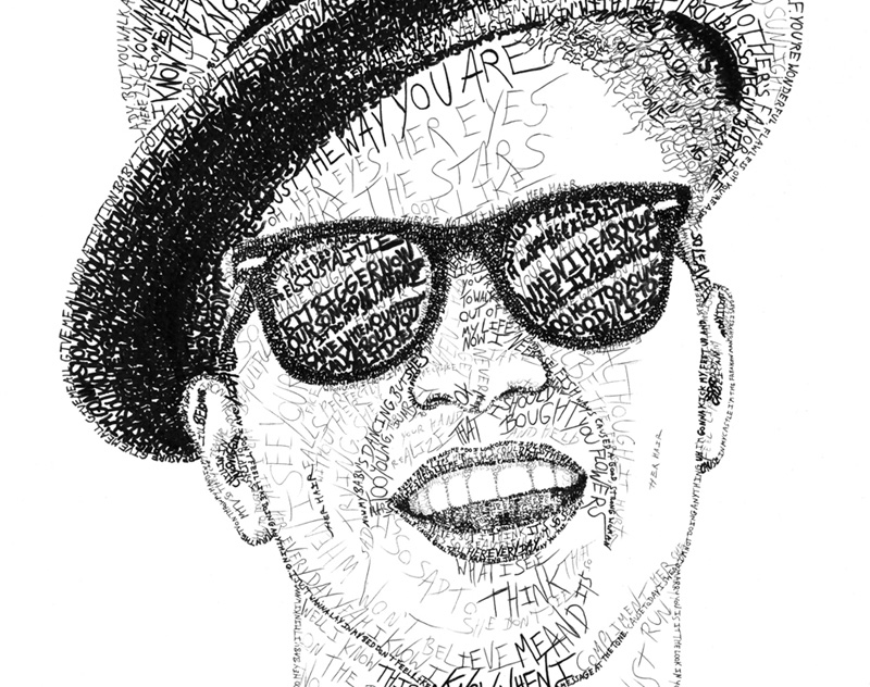 Bruno Mars Drawing Picture