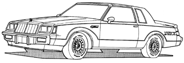 Buick Grand National Drawing Best