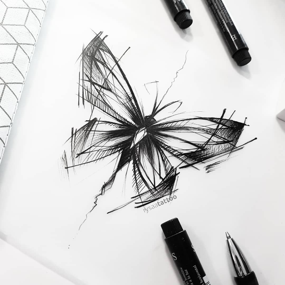 Butterfly Drawing Pics