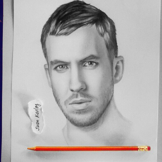 Calvin Harris Drawing Art