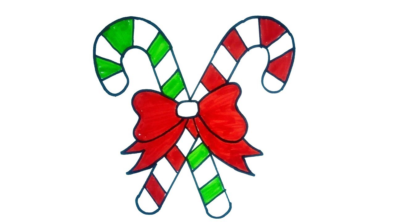 Candy Cane Drawing Image