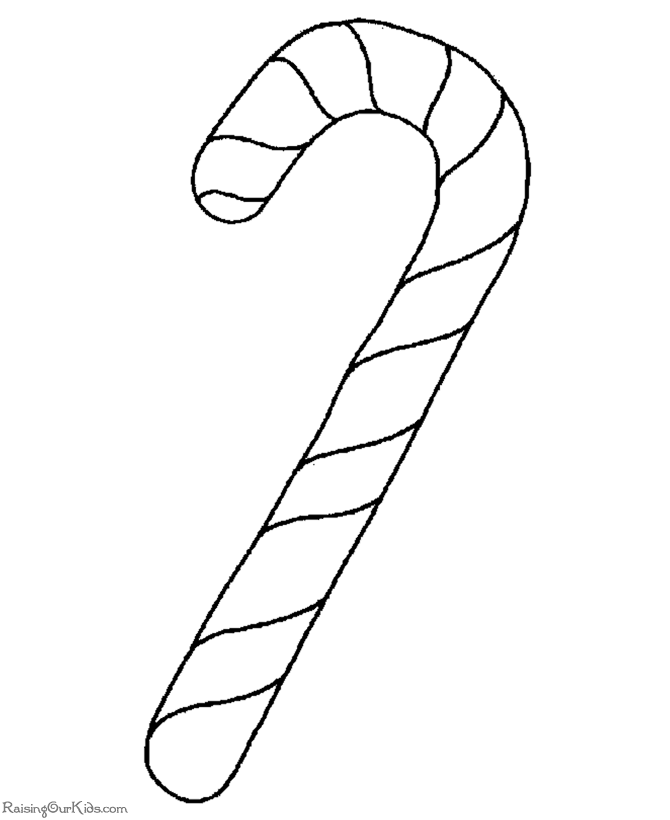 Candy Cane Drawing