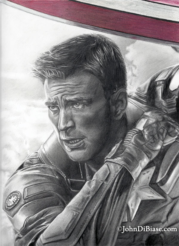 Captain America Drawing Photo