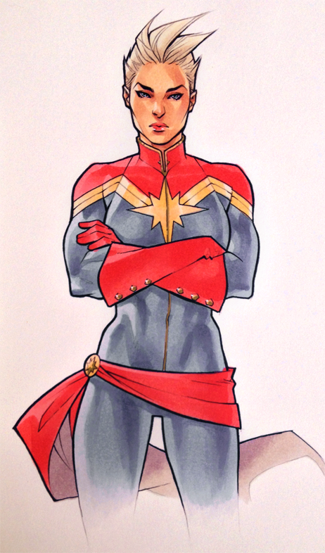 Captain Marvel Drawing Best