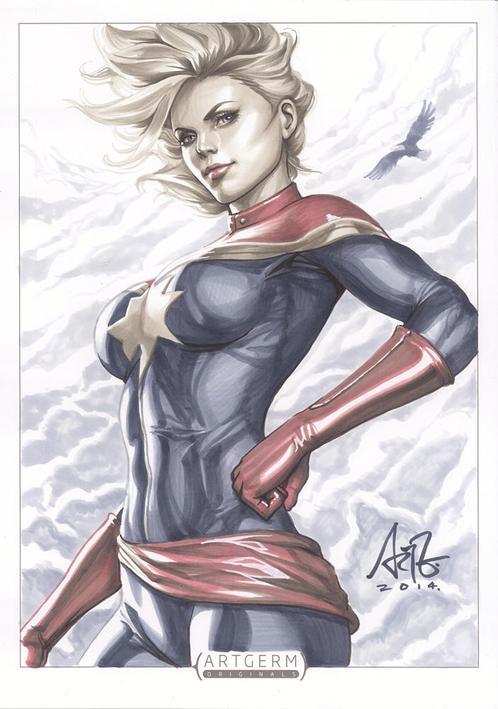 Captain Marvel Drawing Pictures