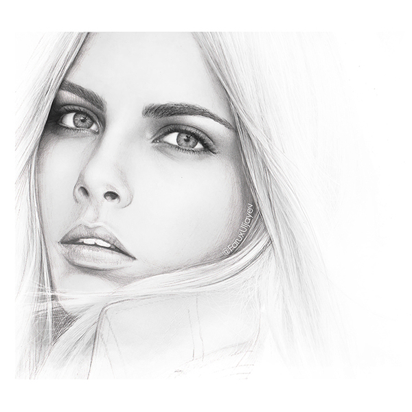 Cara Delevingne Drawing Pics