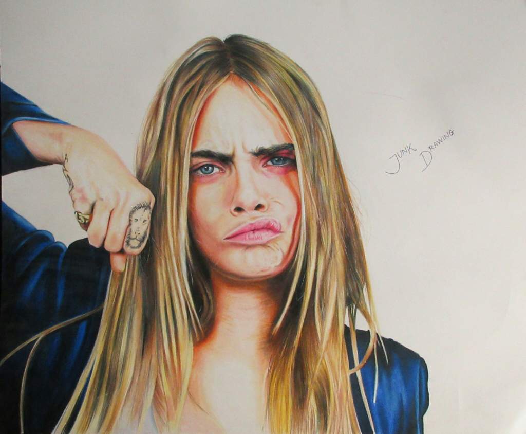Cara Delevingne Drawing Picture