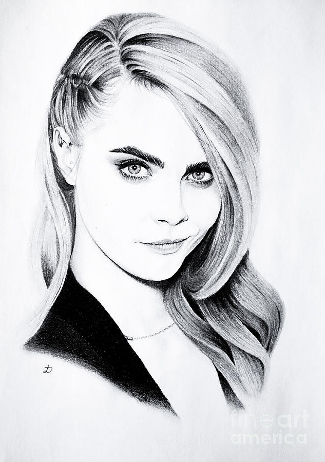 Cara Delevingne Drawing Realistic