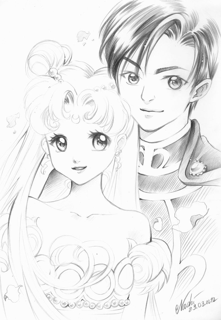 Cartoon Prince And Princess Drawing Beautiful Art