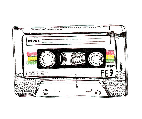 Cassette Drawing Photo