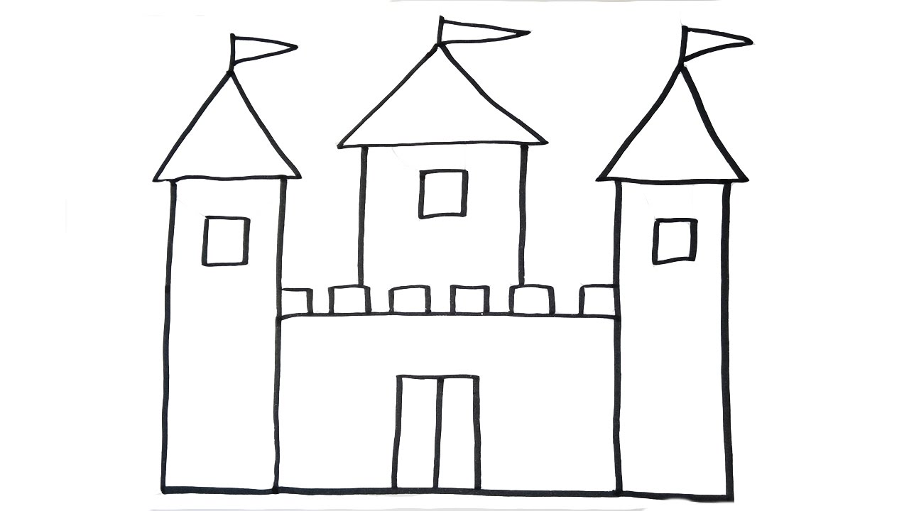Castle Art Drawing