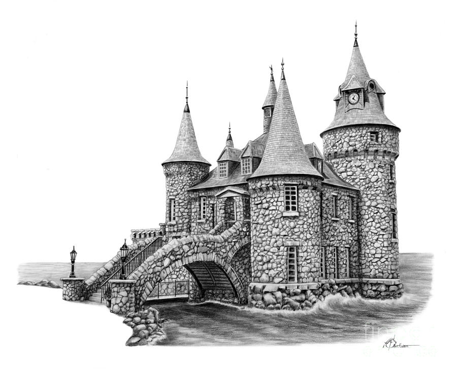 Castle Drawing Beautiful Art