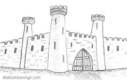 Castle Drawing Creative Art