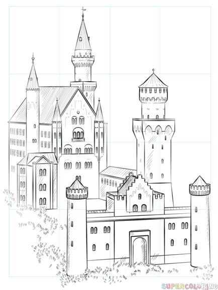 Castle Drawing Images