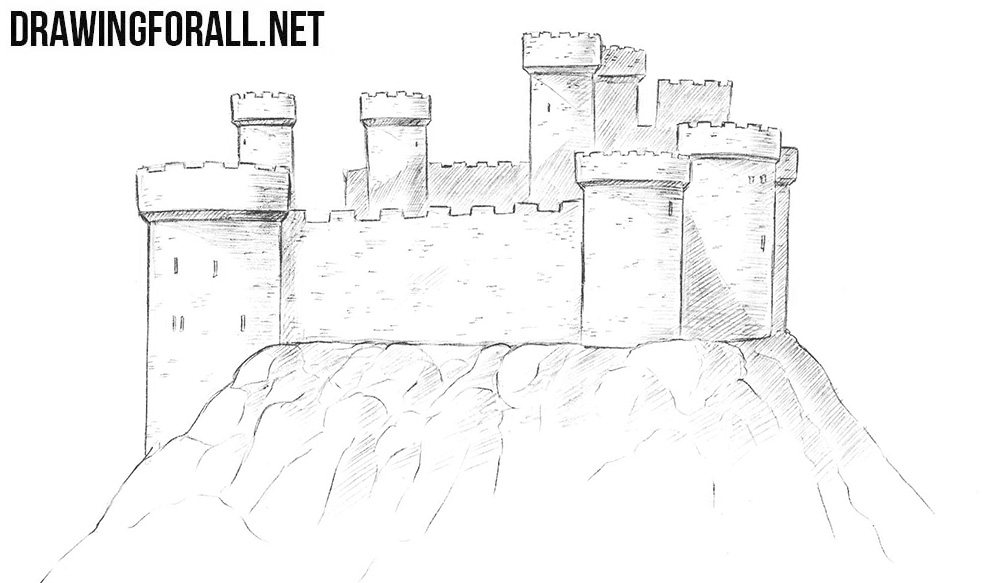 Castle Drawing Photo