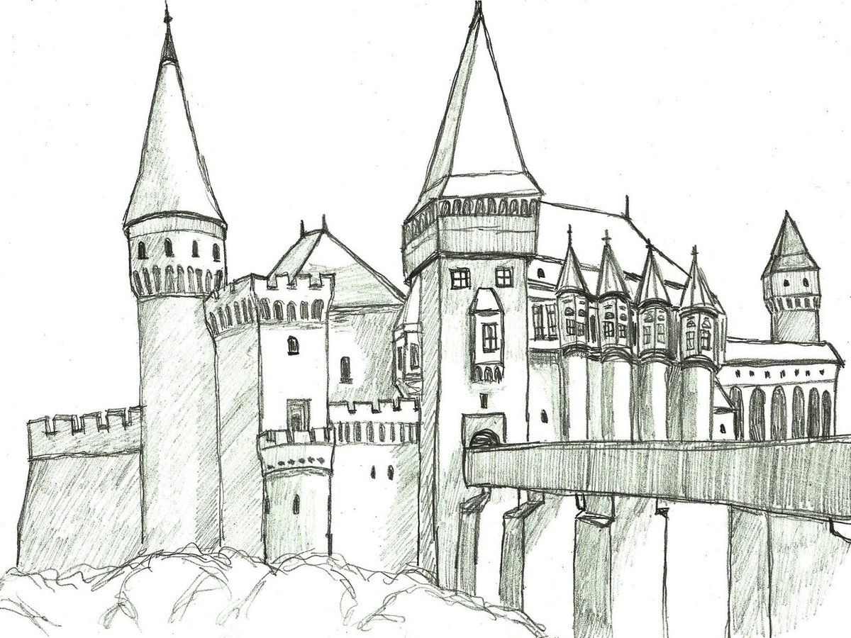Castle Drawing Pictures