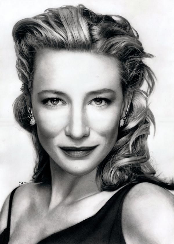 Cate Blanchett Drawing Image