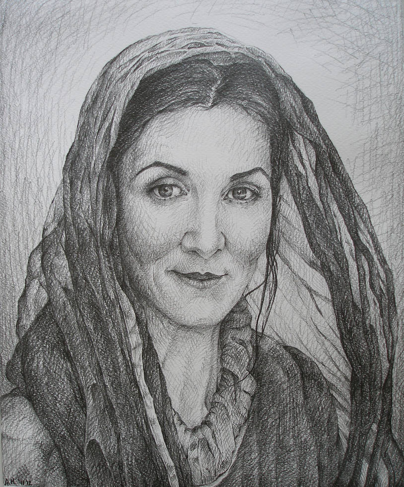 Catelyn Stark Drawing Sketch