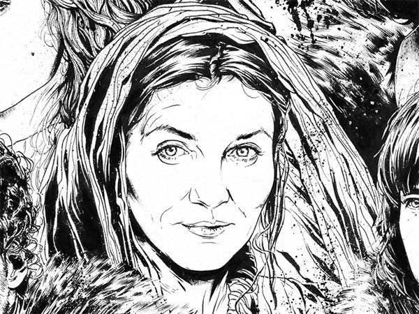Catelyn Stark Drawing