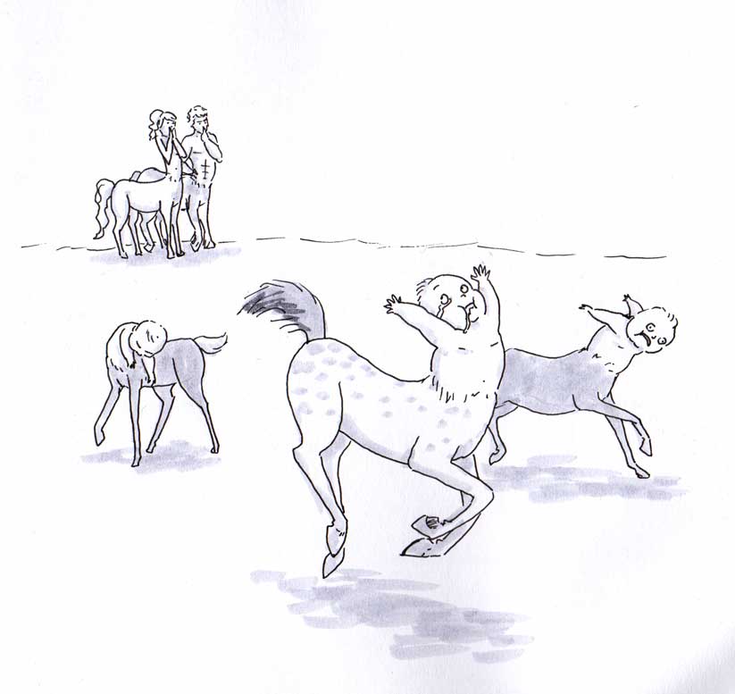 Centaurs Art Drawing