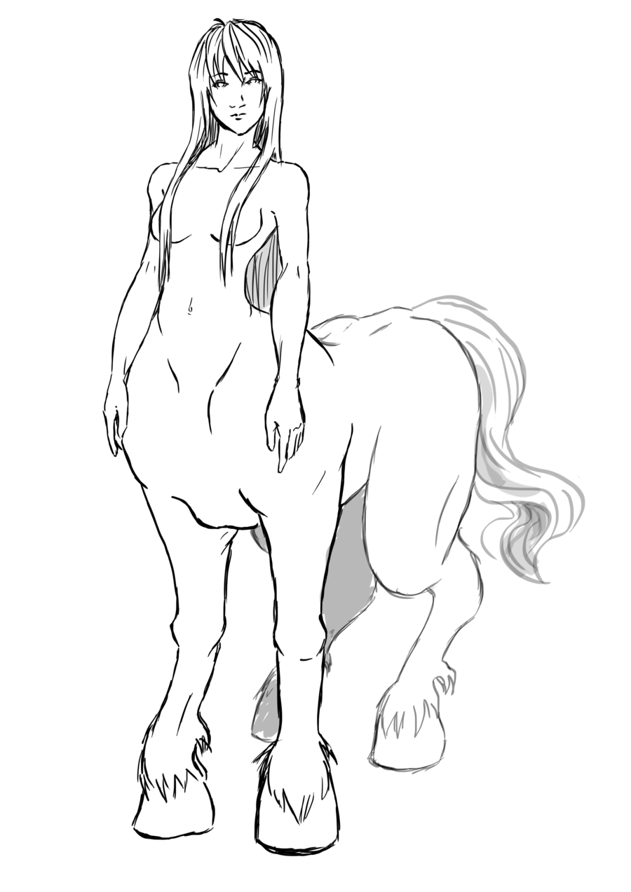 Centaurs Drawing Realistic