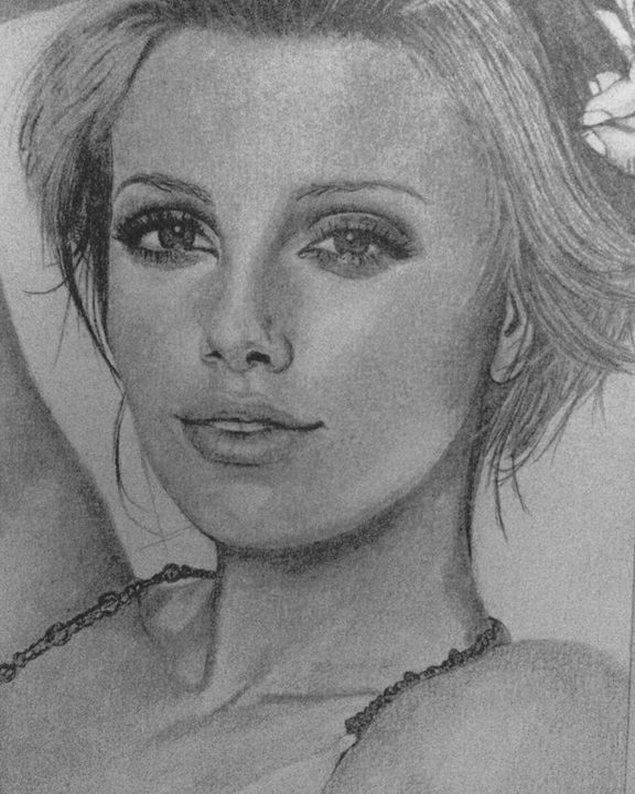 Charlize Theron Drawing Image