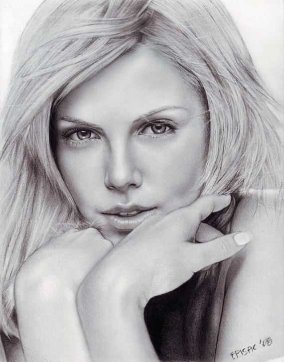 Charlize Theron Drawing