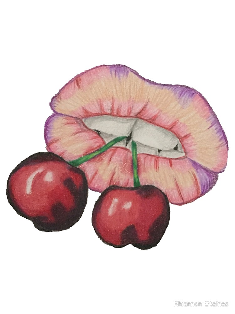 Cherry Lips Drawing Amazing