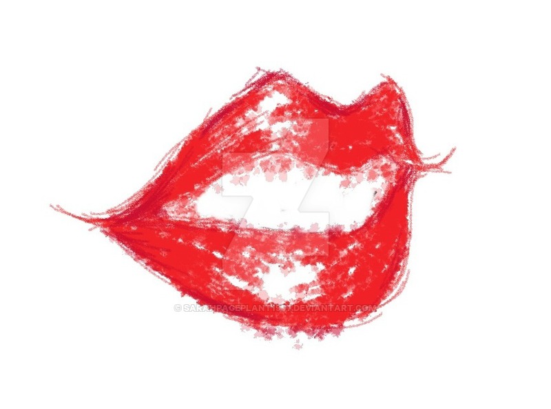 Cherry Lips Drawing Realistic