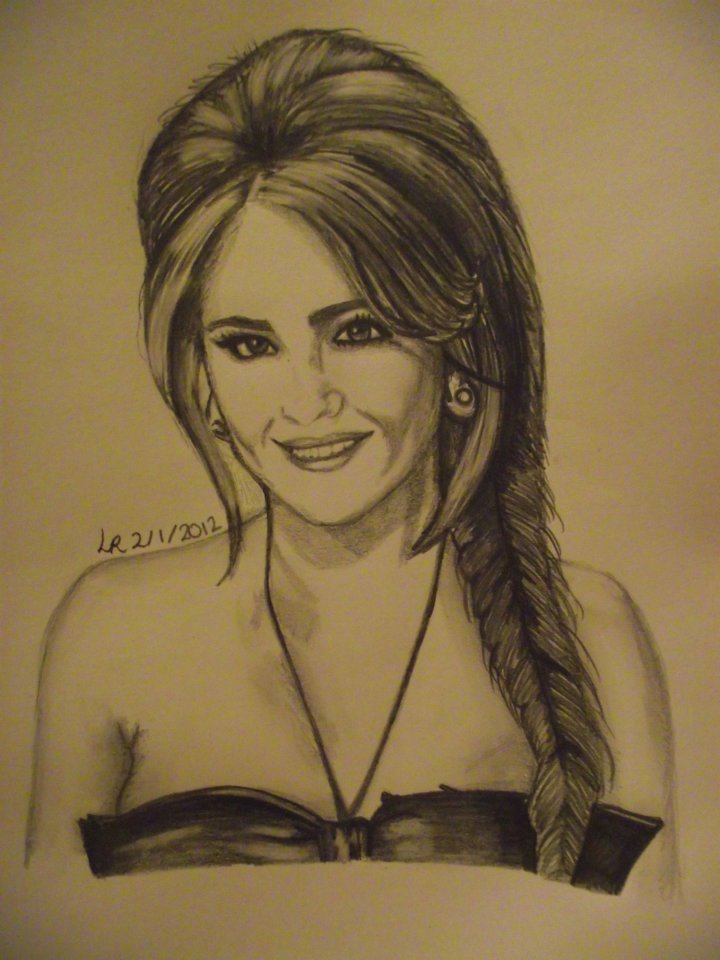 Cheryl Cole Drawing Pictures