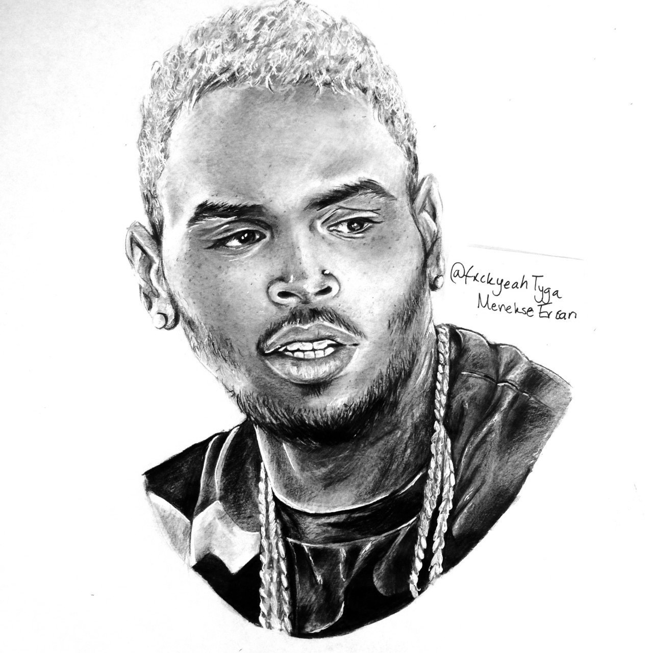 Chris Brown Art Drawing