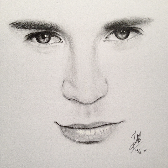 Buy Chris Evans Drawing Print 85 X 11 Online in India  Etsy