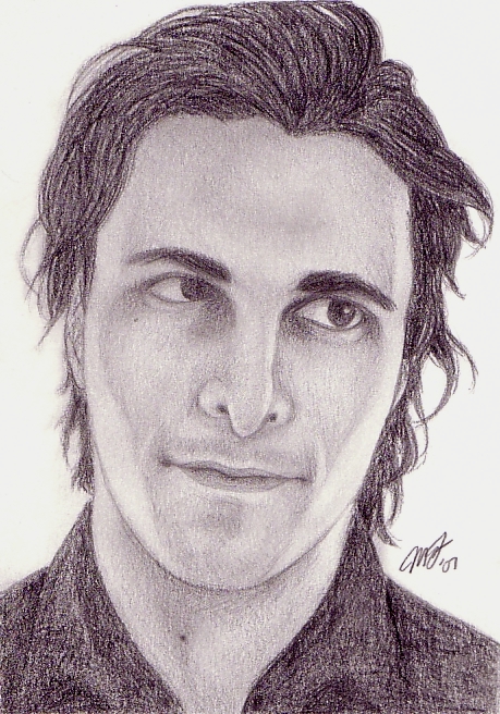 Christian Bale Art Drawing