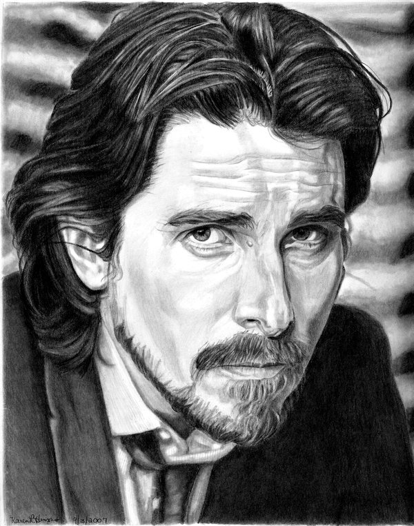 Christian Bale Drawing Best