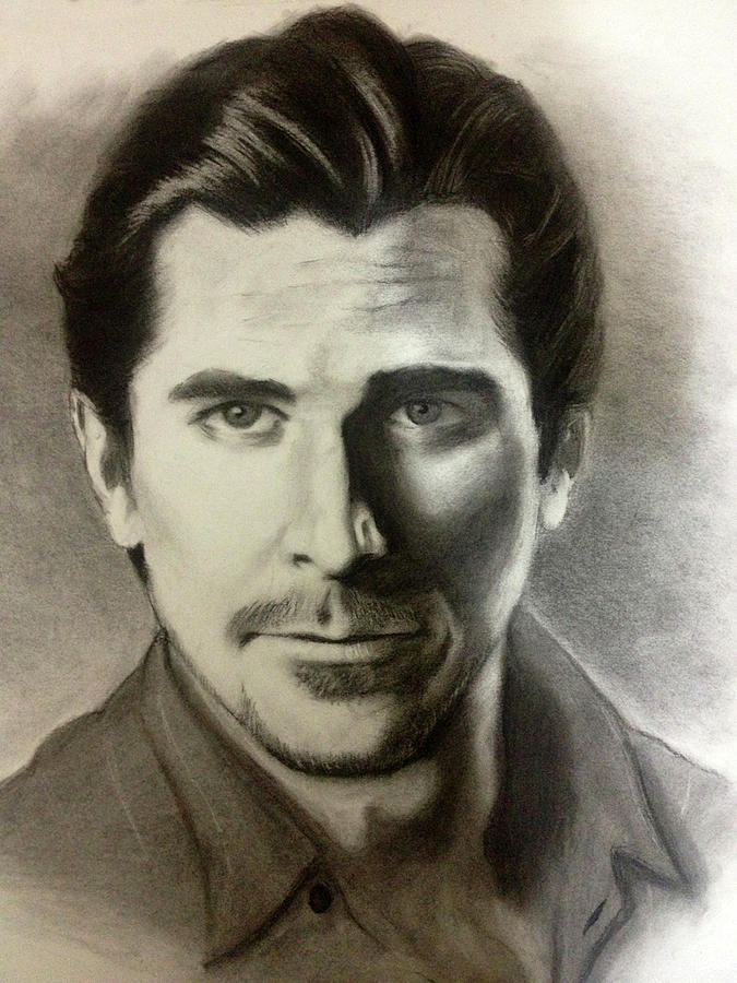 Christian Bale Drawing Pictures
