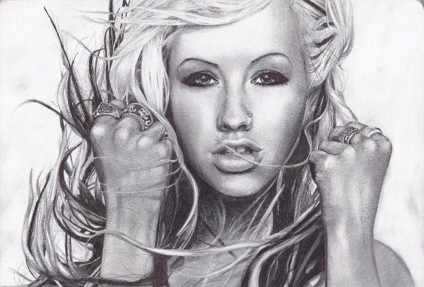 Christina Aguilera Drawing