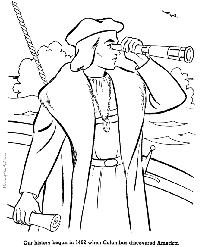 Christopher Columbus Drawing Image