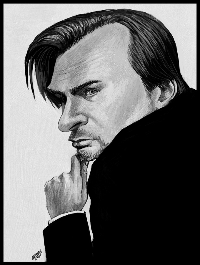 Christopher Nolan Drawing Pic
